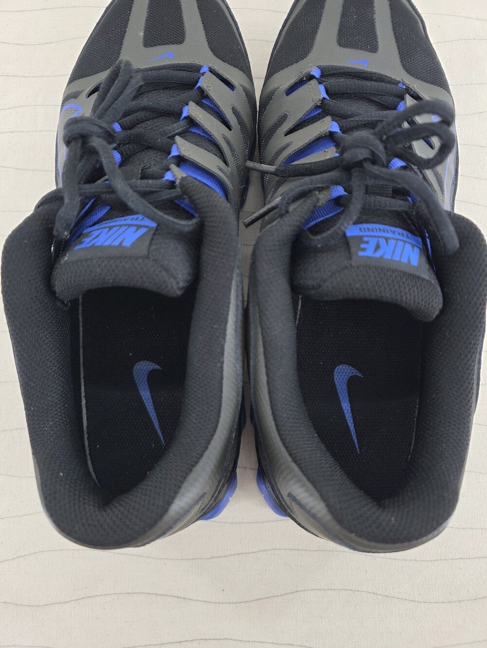 Nike Mens Reax 8 TR Running Black Racer Blue Sneakers Shoes 621716-012 Size 12 - Picture 13 of 15